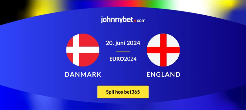 Odds på Danmark – England