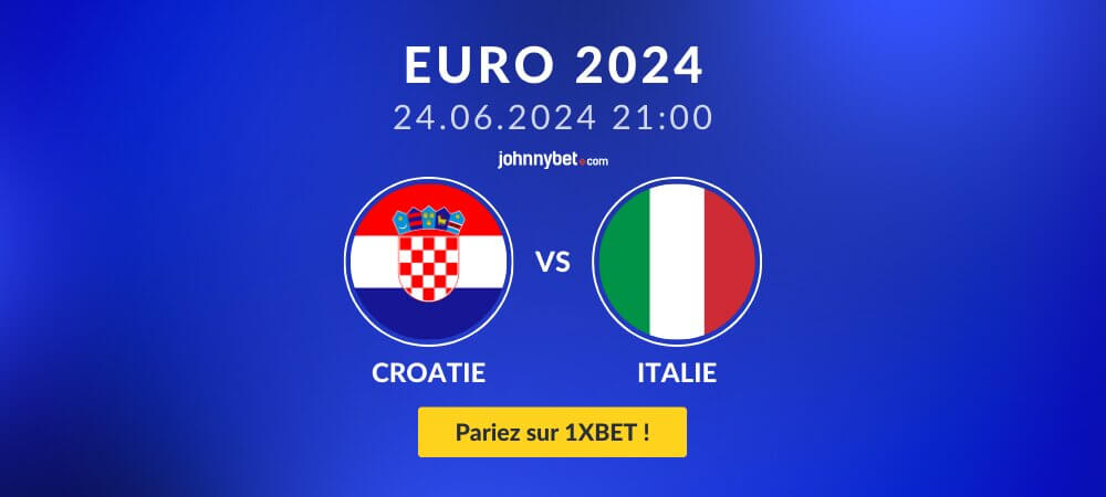 Pronostic Croatie vs Italie
