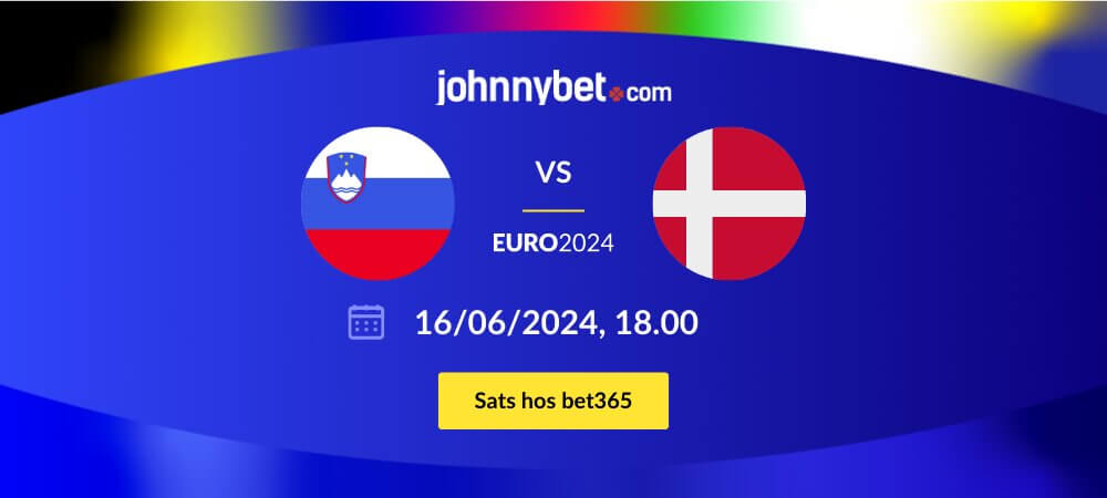 Slovenien vs Danmark Betting odds
