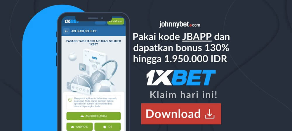 Download Aplikasi 1XBET Indonesia
