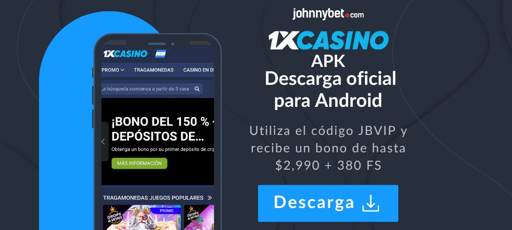 1xCasino APK – Descarga oficial para Android