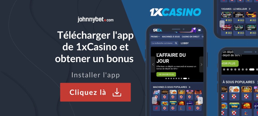 Comment installer l'application de 1xCasino sur le portable