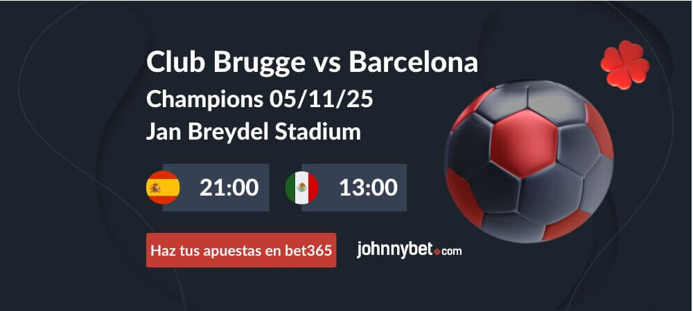 Club Brugge vs Barcelona Pronóstico
