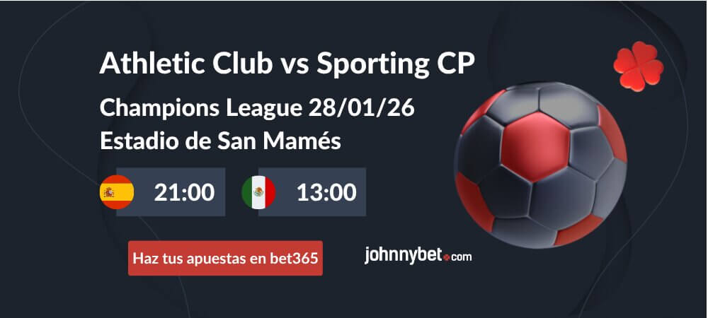 Pronóstico Athletic Club vs Sporting CP