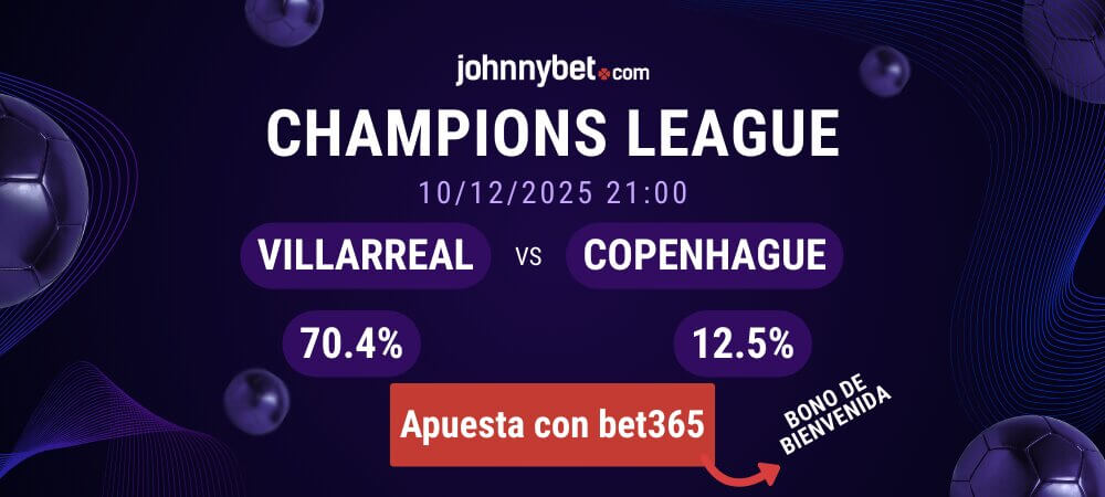 Pronóstico Villarreal vs Copenhague