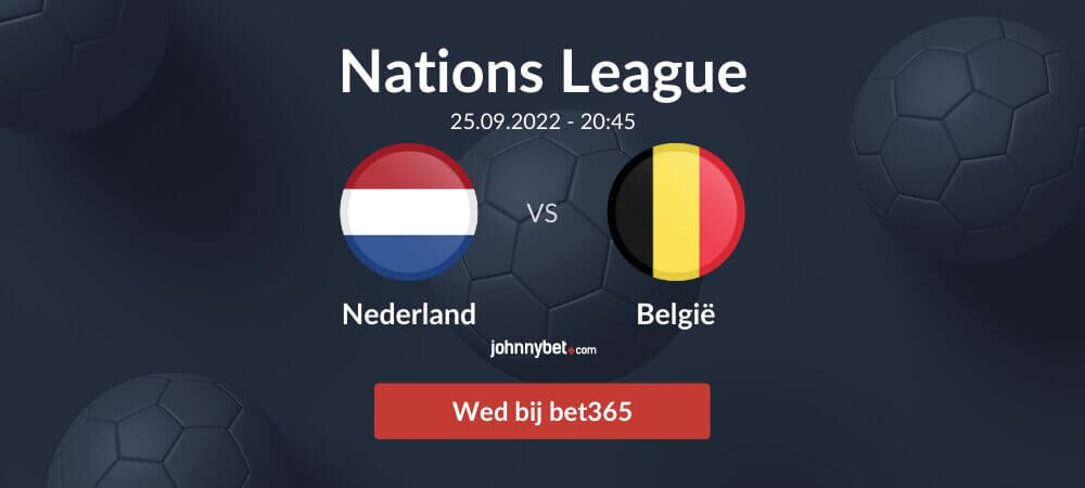 Voorspelling Nederland - België