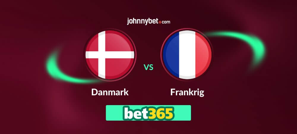 Odds på Danmark – Frankrig