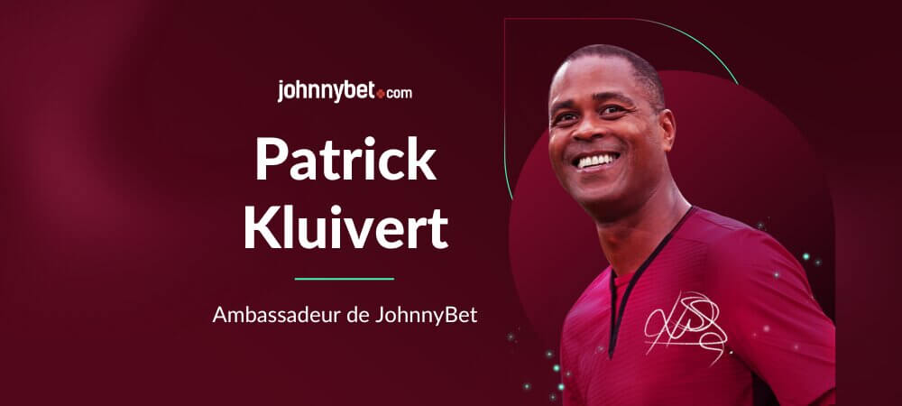 Patrick Kluivert est devenu l'ambassadeur de JohnnyBet !