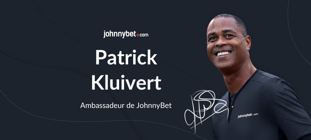 Patrick Kluivert est devenu l'ambassadeur de JohnnyBet !