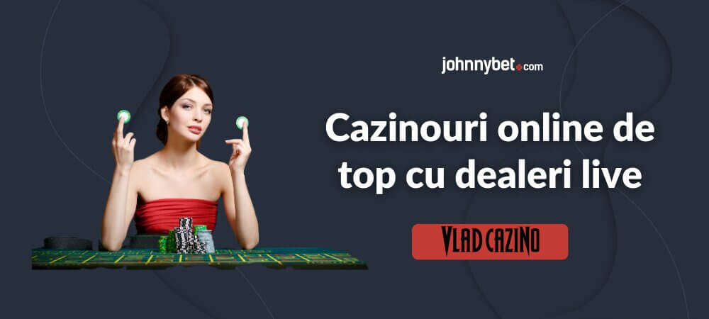 Cazinouri online de top cu dealeri live
