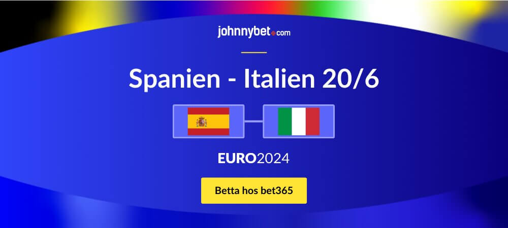 Spanien - Italien bästa odds