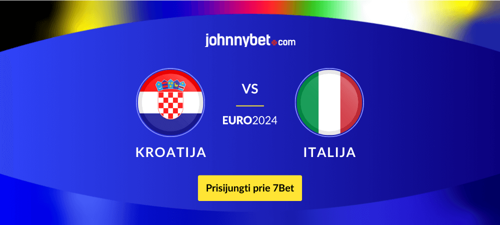 Kroatija – Italija Tiesiogiai