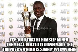 Ngolo is everywhere memes