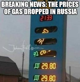 Prices of gas memes