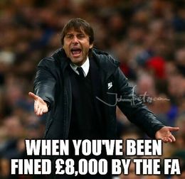 Fined by the fa memes