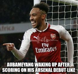 Arsenal debut memes