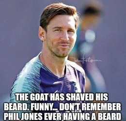 Messi shaved memes