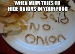 Onions in food memes