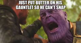 He cant snap memes