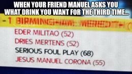 What drink you want memes
