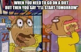 On a diet memes