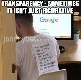 Transparency memes