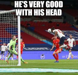 With his head memes