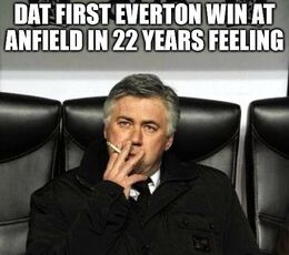 Everton win memes