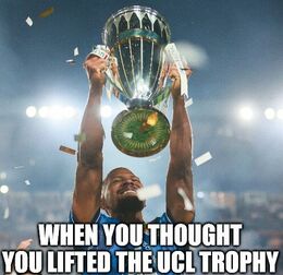 Ucl trophy memes