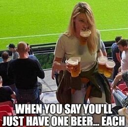 One beer memes