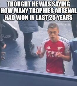 Arsenal had memes