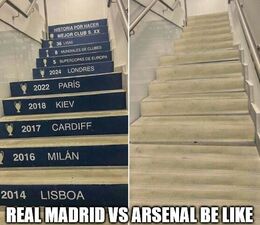 Madrid vs arsenal memes