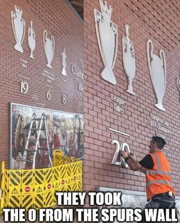 Spurs wall memes