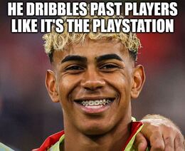 Dribbles past memes