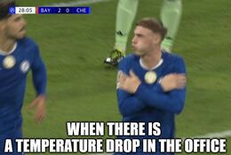 Temperature drop memes