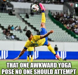 Yoga pose memes