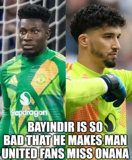 Fans miss onana memes