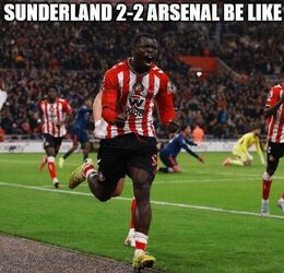 Sunderland arsenal memes