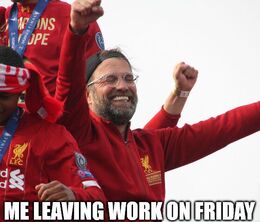 Leaving work on funny memes