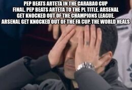 Pep beats memes