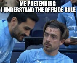 The offside rule memes