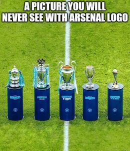 Arsenal logo memes