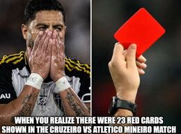 Red cards shown memes