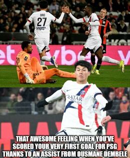 Goal for psg memes