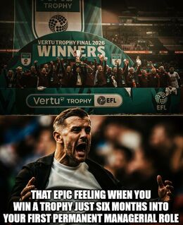 Trophy just six memes