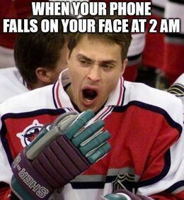 Phone falls memes
