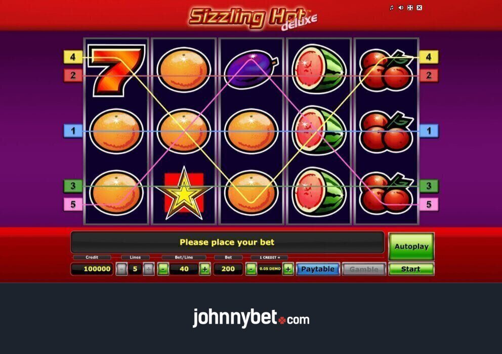 Machine À Sous Gratuite Sizzling Hot