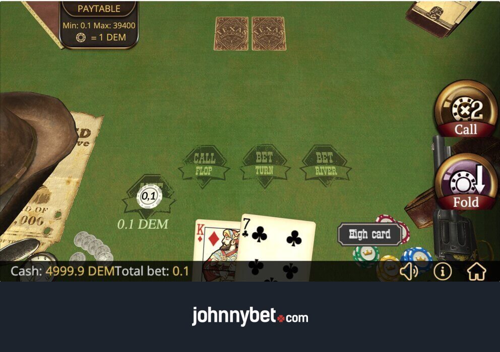 คู่มือโป๊กเกอร์ Texas hold’em สำหรับมือใหม่