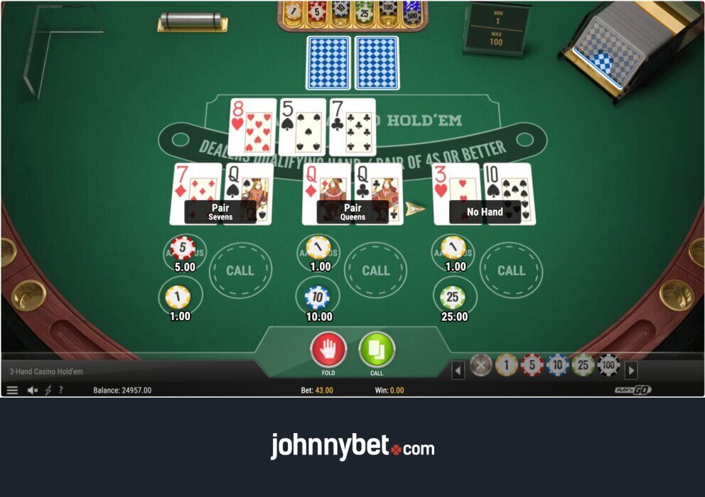วิธีเล่นเกมไพ่ Teen Patti