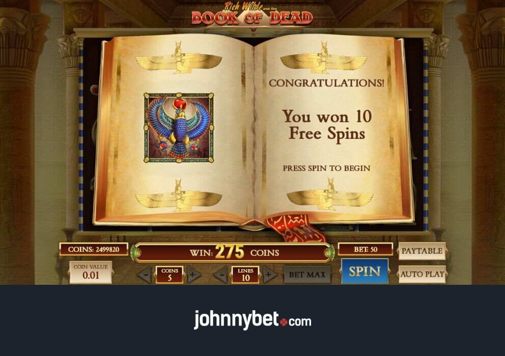 Book of Dead як виграти